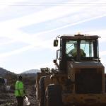 Oddonetto construction was working the loaders between all the sites.  