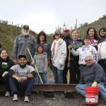 This group cleaned up their initial site and willing went on to clean two other sites.
