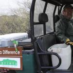 Judd Bowers, our support volunteer who shows up at each site with water, bags and a smile.  We could not do without him.